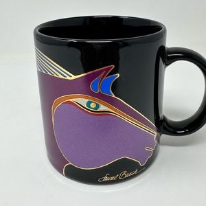 Laurel Burch Kundus Animal Head Coffee Cup Mug  Not‎ For Microwave or Oven Use